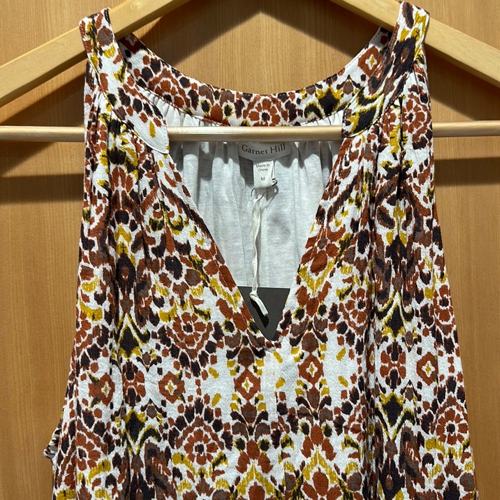 Garnet Hill, easy, cotton-gauze, cover-up in size medium.